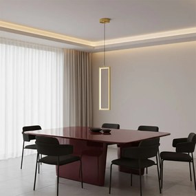 Toolight Toolight, LED závesné osvetlenie 6W, 3000K, 3500lm, LHJ084-1CP, zlatá lesklá, OSW-50058