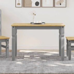 Jedálenský stôl Corona sivý 112x60x75 cm borovicový masív 4005715