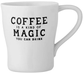 Biely hrnček z kameniny 330 ml Wendy – Bloomingville