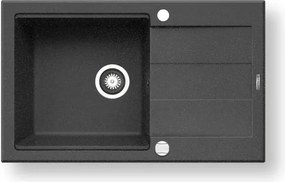 Pyramis 70083701 - Kuchynský drez SPARTA PLUS LUX 78x48 cm granit/čierna