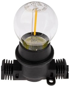 Vonkajšia dekoračná reťaz MIMOSA 20xE27/1,3W/230V IP44 10m