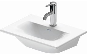 DURAVIT Viu umývadielko do nábytku s otvorom, bez prepadu, 450 x 320 mm, biela, s povrchom WonderGliss, 07334500411