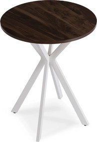 Stôl ERION 60 cm Orech / Biely