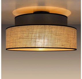 Stropné svietidlo BOHO 1xE27/60W/230V pr. 40 cm hnedá/béžová