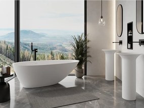 Mexen Milano, voľne stojaca vaňa z konglomerátu 150 x 82 cm, biela matná, 57301508500