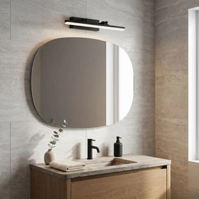 Toolight Toolight, LED nástenné svietidlo, 40cm, 6W, 4000K, 1000lm, APP1878-1W, Čierna matná, OSW-66033