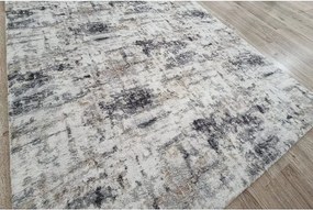 Huňatý koberec Plush Deluxe pretieraný sivo-bielo-béžový Rozmer: 150x210 cm