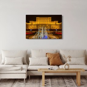 Obraz - Palác parlamentu, Bukurešť Rumunsko (90x60 cm)