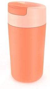 Hrnček cestovný s hygienickým uzáverom Sipp Travel Mug 81131, 454ml, koralový