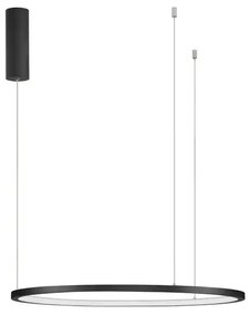 LED luster Tarquin 60 čierne