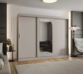 Šatníková skriňa 250 cm Lulu (kašmír). Akcia -20%. Vlastná spoľahlivá doprava až k Vám domov. 1125988