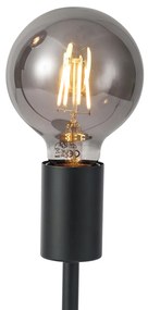 Stolná lampa Art Deco čierna 2-svetlá - Tuning