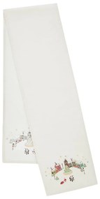 Bavlnený behúň na stôl 33x220 cm Christmas Town – Catherine Lansfield