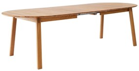 Rozkladací jedálenský stôl s prídavnou doskou z dubového dreva 100x220 cm Amalfi – Hammel Furniture