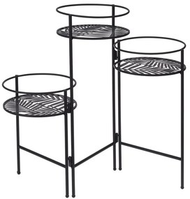 Stojan na 3 kvetiny čierny