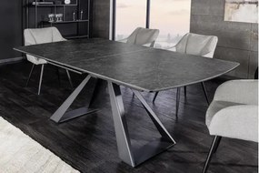 Rozkladací jedálenský stôl 40648 180/230 x 90cm Anthracite Ceramik  - Komfort-nábytok