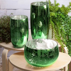 Dekoratívna váza MOLLY 16x38 CM zelená