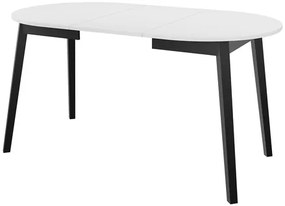 Rozkladací jedálenský stôl 90 cm Kertare S 90 (biela + čierna) (pre 2-4 osoby). Vlastná spoľahlivá doprava až k Vám domov. 1105354