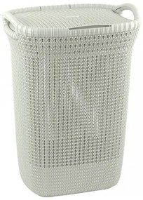 Béžový kôš na bielizeň Curver Knit Hamper, 57 l