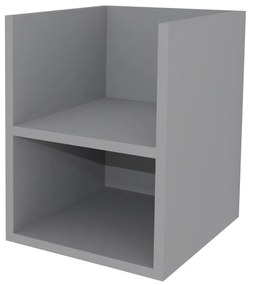Mereo, Mereo Aira, kúpeľňová skrinka 40 cm, spodná, Multidecor, Šedá supermat, MER-CN795SSEDA