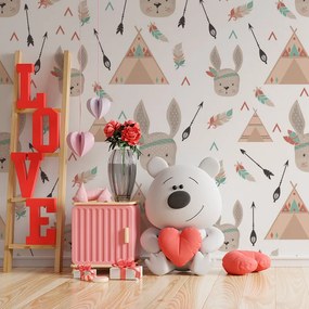 Sablio Tapeta Zajace pri stane - 336x220 cm