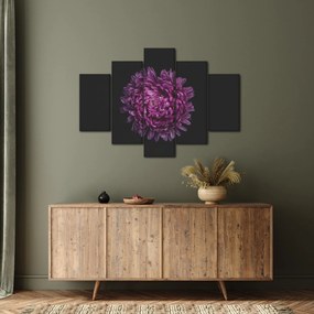 Obraz fialovej kvetiny (150x105 cm)