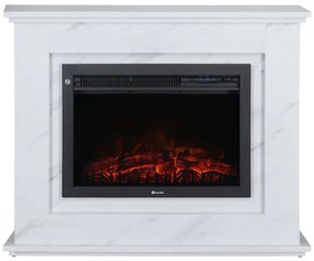 Elektrický krb voľne stojaci Cloe biely mramor 2000W