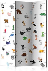 Paraván - animals (for children) [Room Dividers] Veľkosť: 135x172, Verzia: Akustický