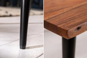 Dizajnový konferenčný stolík Lorelei 110 cm akácia