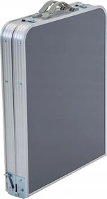 JU Kempingový stôl so skriňou 120 x 47 x 54/62/70 cm (v)