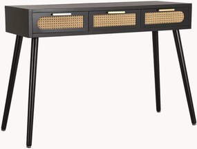 Konzolový stolík z borovicového dreva/ratanu so zásuvkami Josine