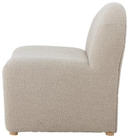 Krémové kreslo z textílie buklé Neel – Bloomingville