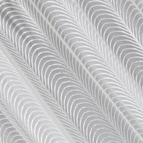 ZÁVES NA KRÚŽKOCH KAMILA 140X250 CM BIELA