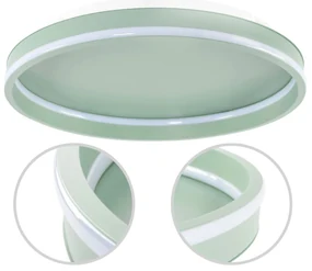 Toolight Toolight, LED stropné svietidlo 40cm, 4000 lm, 22W, 4000K, APP1463, zelená, OSW-08641