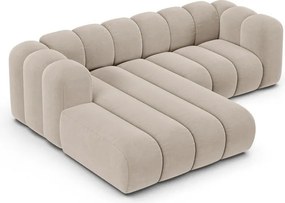 Béžová rohová pohovka (ľavý roh) Lupine – Micadoni Home