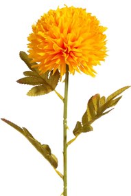 Dekoračný kvet 63 cm, priemer kvetu 12 cm oranžová