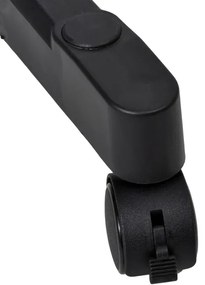 Vešiakový stojan BES na kolieskach čierny