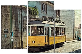 Obraz na plátne - Historická električka 1121D (135x90 cm)