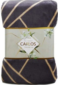 Deka prehoz CARLOS 150x200 cm - šedá