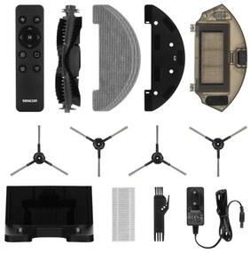 Sencor - Inteligentný robotický vysávač s mopom 2v1 28W/2600 mAh Wi-Fi biela + DO