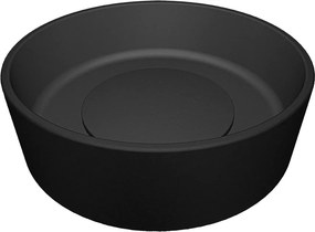 Kuchinox Umývadlo na dosku Perl ø36 cm - VGP1710T, granit, čierne
