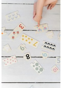 Drevené detské puzzle (počet dielikov 20) Numbers – Kindsgut