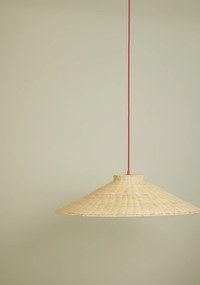Závesná lampa Chand ratanová 21 x 80 cm