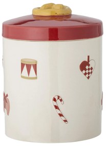 Bloomingville Kameninová dóza na koláčiky Yule Nature 2,3 l