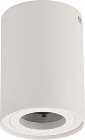 BERGE Podhľadové bodové svietidlo OS200-BP nevýklopné - kruhové - biela matná + pätica GU10