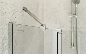 Cersanit Moduo, štvrťkruhový sprchovací kút 80x80x195cm, 6mm číre sklo, chrómový profil, S162-018