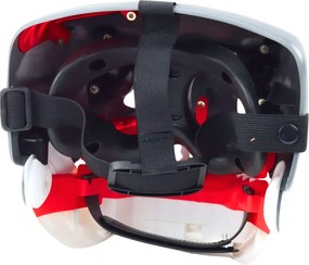 LEAN Toys Maska žraloka Otvorená tlama Svetlá Zvuky Nastaviteľný popruh