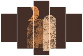 Obraz - Oranžové oblúky N⁰2 (150x105 cm)