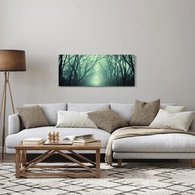 Obraz - Cesta s alejou stromov (120x50 cm)
