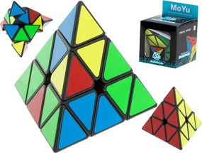 KIK MoYu Pyraminx 3x3 Black – logický hlavolam